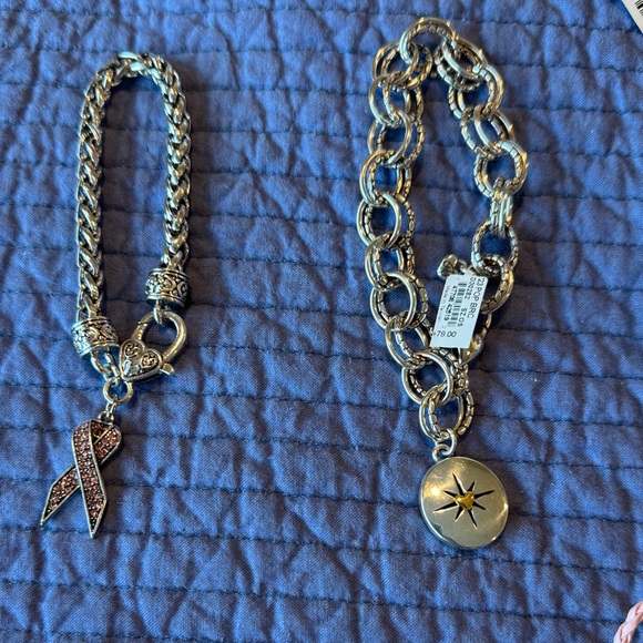 Brighton Silver and Pink Charm Bracelets - Picture 3 of 9